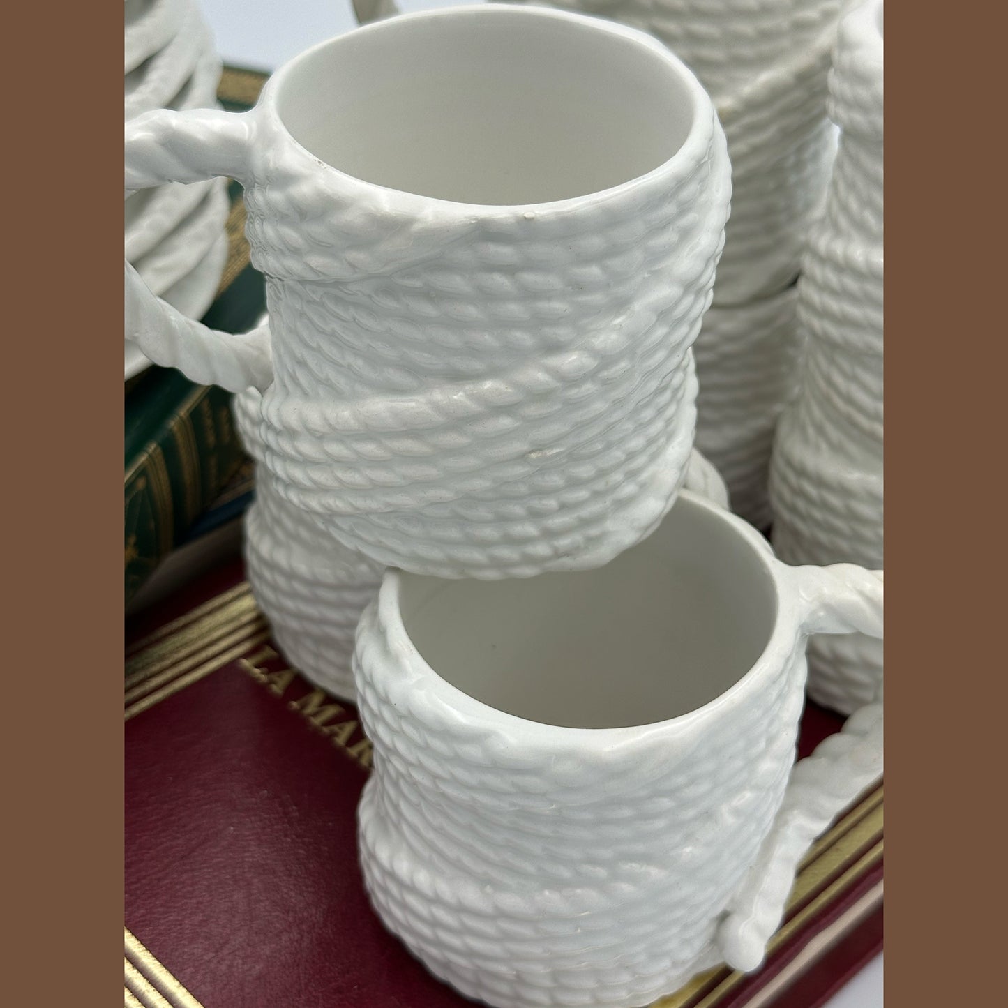 Henri Bendel “Rope” Demitasse Set