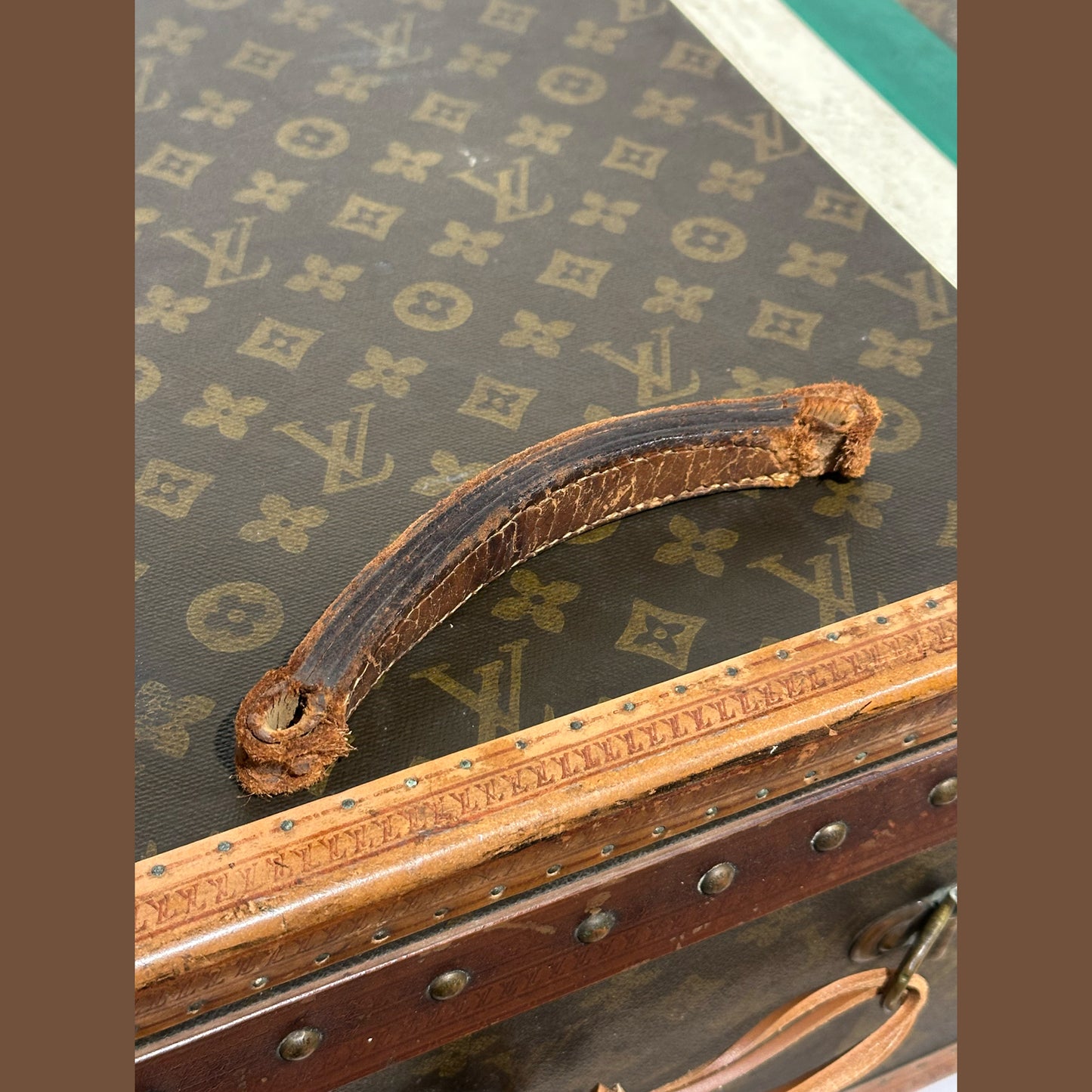 Antique Louis Vuitton Flat Top Trunk