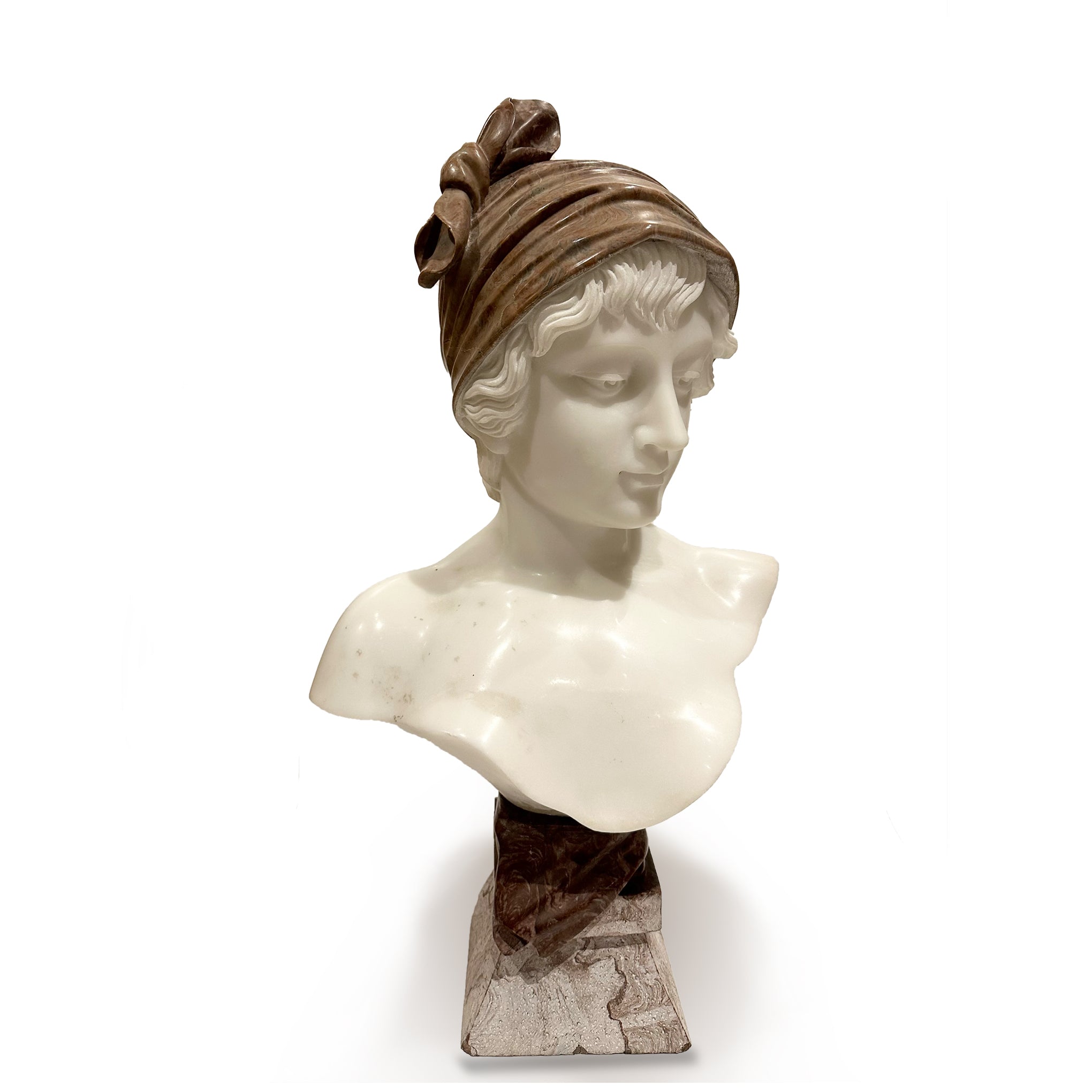 Alabaster Bust – Park Row Trading Company