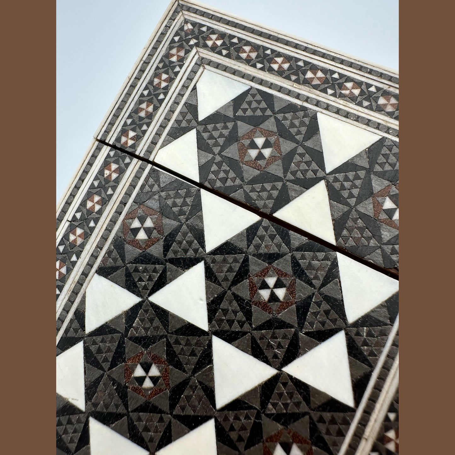 Antique Middle Eastern Marquetry Box