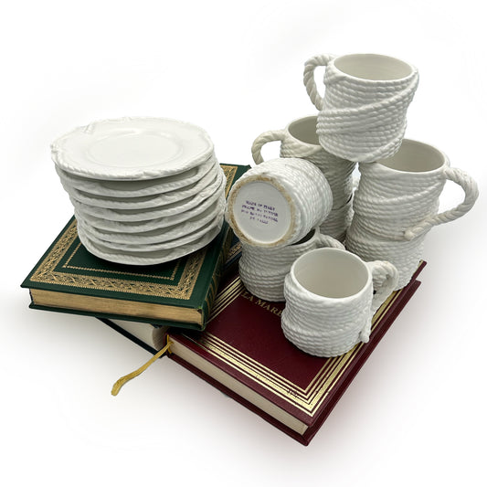 Henri Bendel “Rope” Demitasse Set
