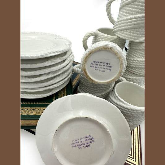 Henri Bendel “Rope” Demitasse Set