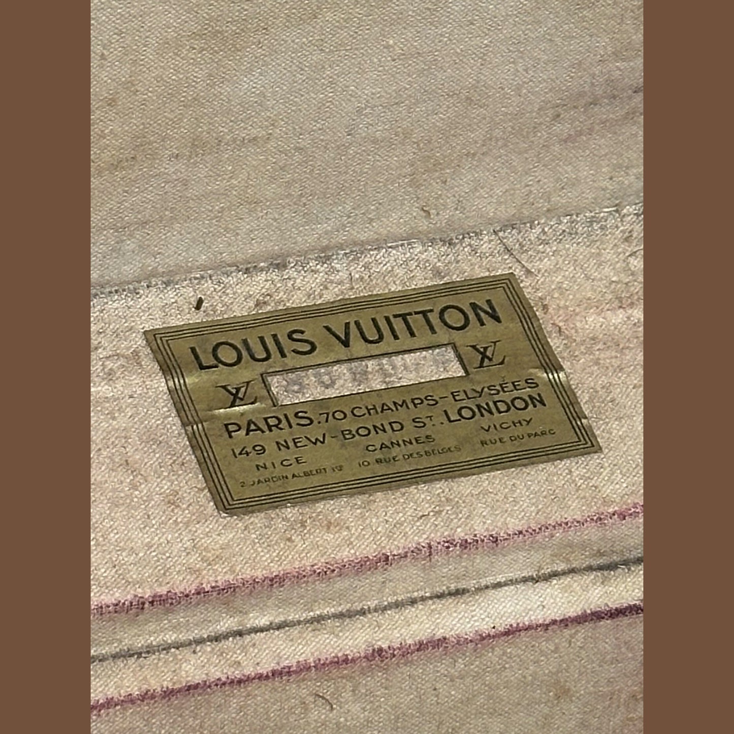 Antique Louis Vuitton Flat Top Trunk