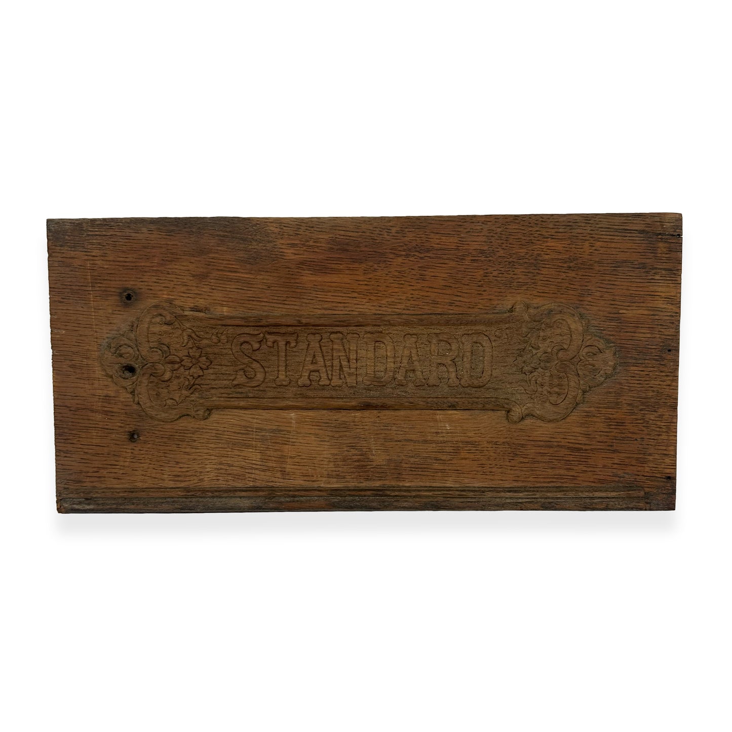 Antique Carved Wooden Sign