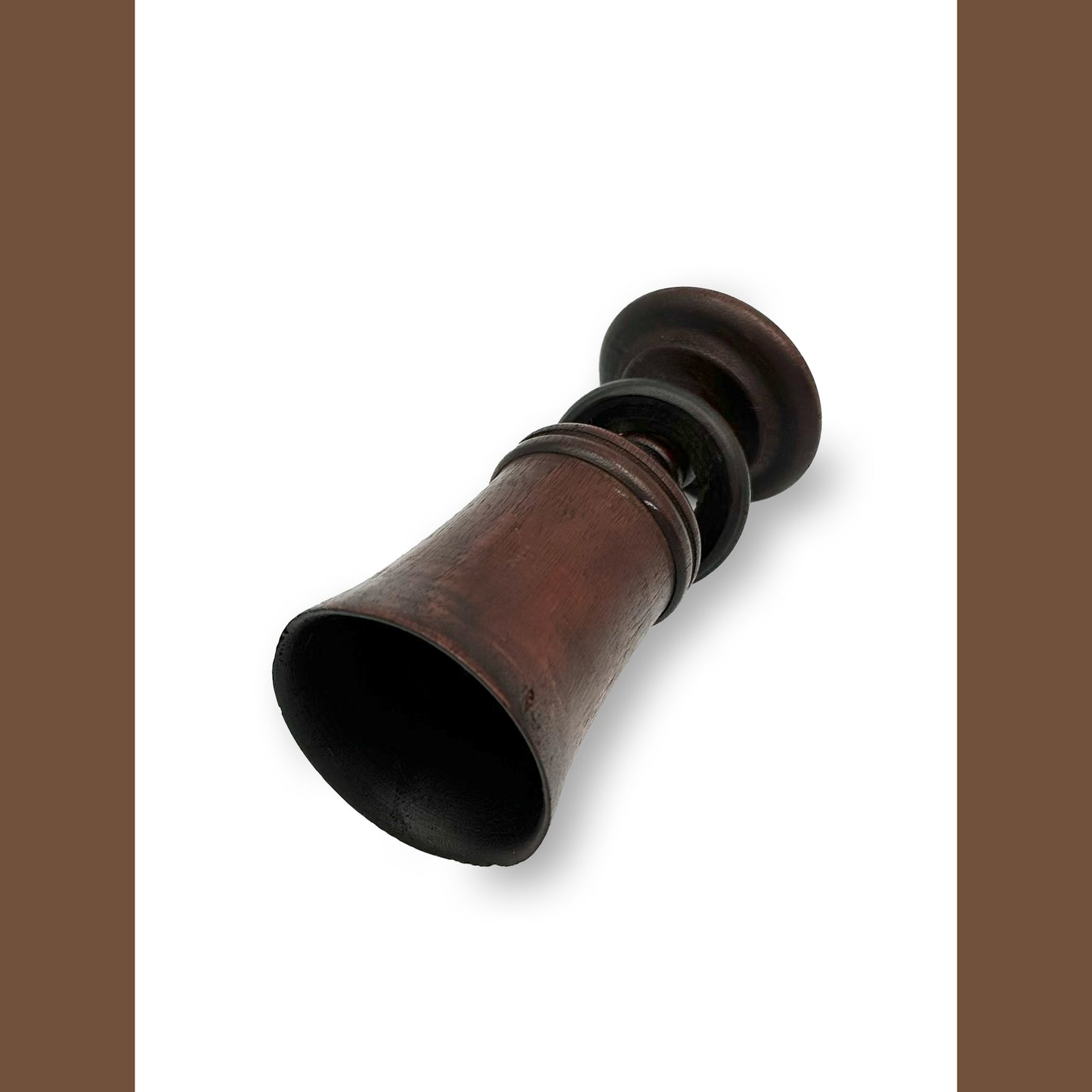 Turned Wooden Ring Goblet