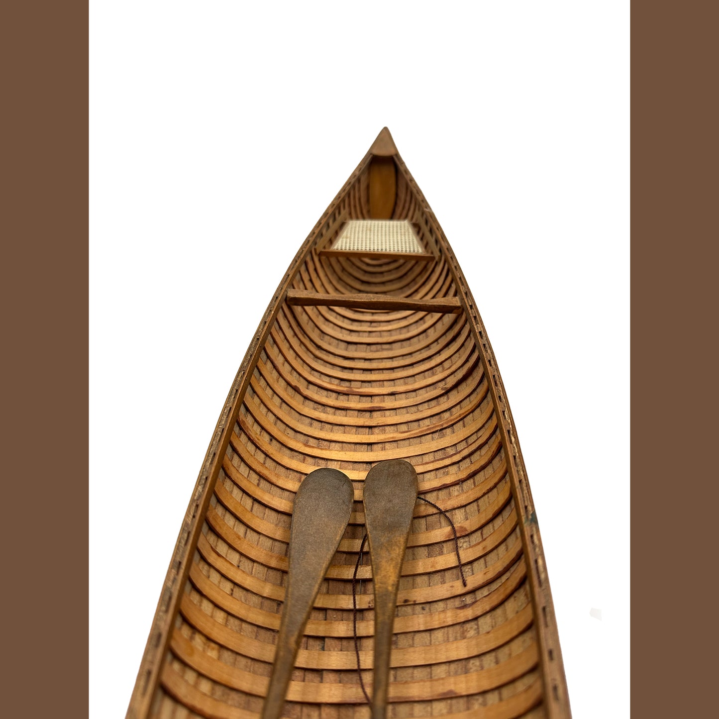 Salesman Sample Wooden Canoe