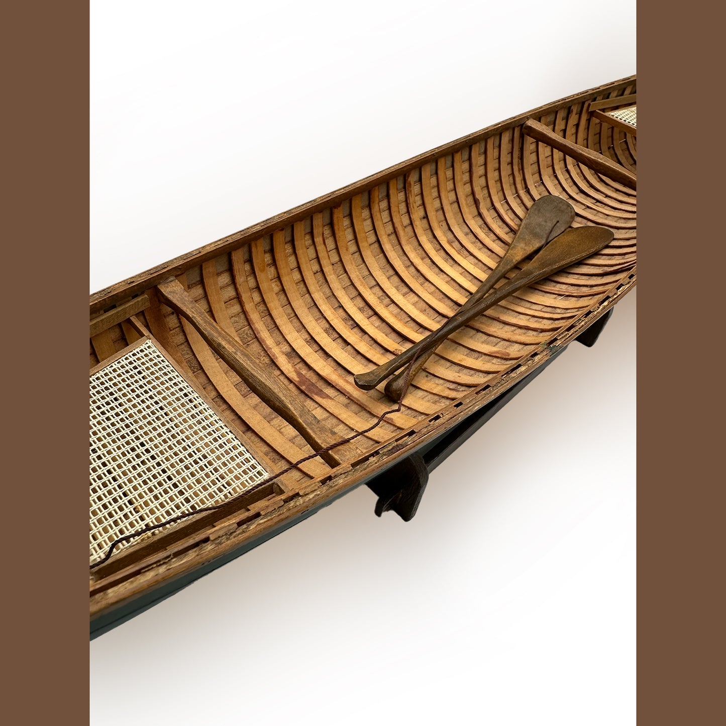 Salesman Sample Wooden Canoe